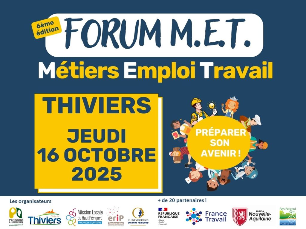 Forum M.E.T. 2025 Thiviers : la PTS 24 promeut les métiers du Grand Âge et l’insertion locale